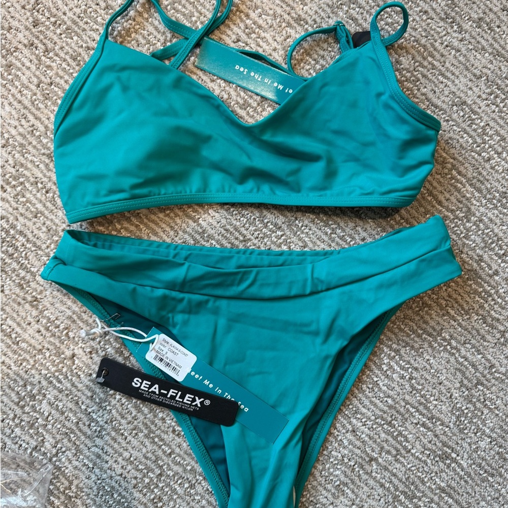 Jolyn Clothing Blue Bikini Set